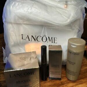 Lancome skincare set and Make up Bag NEW